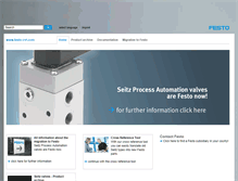 Tablet Screenshot of festo-cvt.com